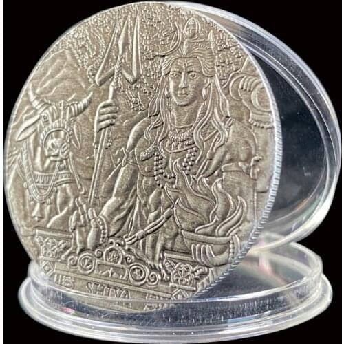 SHIVA Commemorative Bronze Coins Elizabeth II Collectibles Gifts Non-Currency