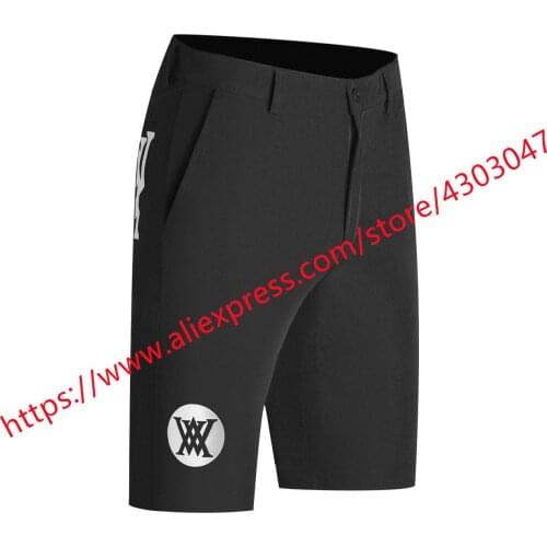 New mens Golf Shorts summer solid color fashion golf clothing leisure fast drying breathable Golf pants