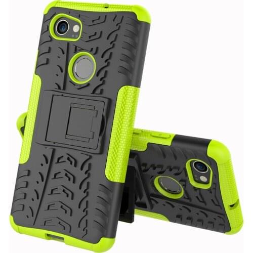 For Google Pixel 2 Cover Case Armor Silicone Rugged Hard Plastic Case For Google Pixel 2 XL with Holder