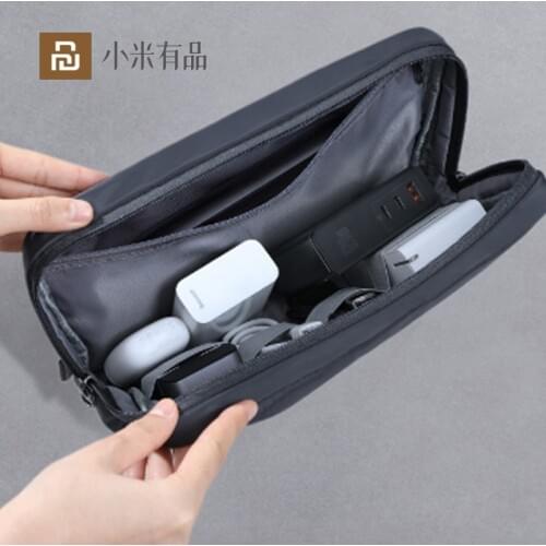 Youpin Portable Digital Storage Bag Waterproof Zipper Electronic Storage Bag Organizer Bag Travel Accessories Bags Phone Case