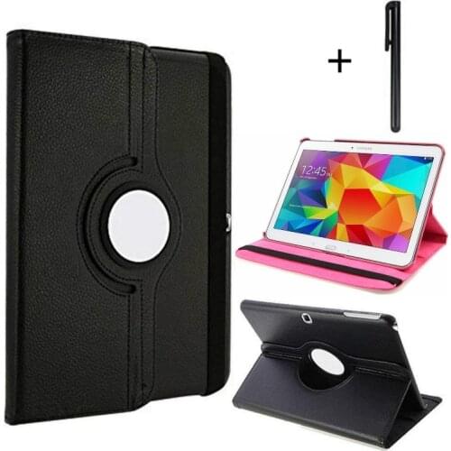 360 Degree Rotating Smart Case For Samsung Galaxy Tab 4 10.1" T530 T531 T535 t533 PU Leather Flip Stand Holder Tablet Cover