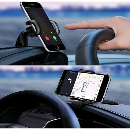 Universal Dashboard Car Phone Holder 360 Degree Rotating Bracket GPS Display Car Holder Support For 4 to 6.5 inch Smartphones
