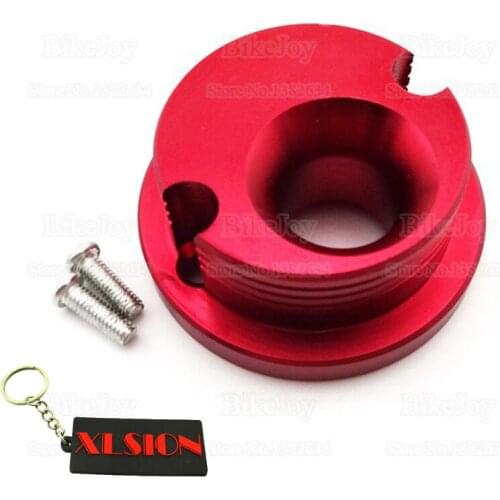 CNC Air Filter Adapter Velocity Stack Red for 47cc 49cc Mini ATV Quad Motor Dirt Pocket Bike Moped Scooter Motocross