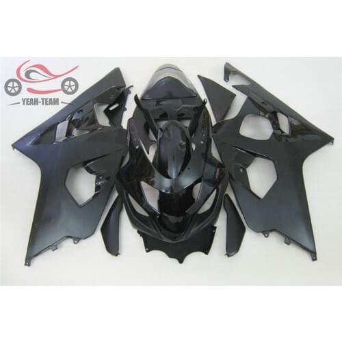 High quality ABS fairings set for Suzuki GSXR600 2004 2005 GSX R750 K4 04 05 GSXR 600 750 matte black motorcycle fairing parts