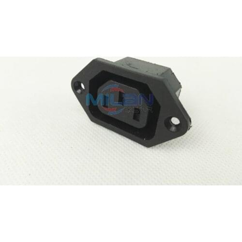 1pcs AS-012 3Pin Female Panel Mount Power Inlet Socket AC 250V 10A