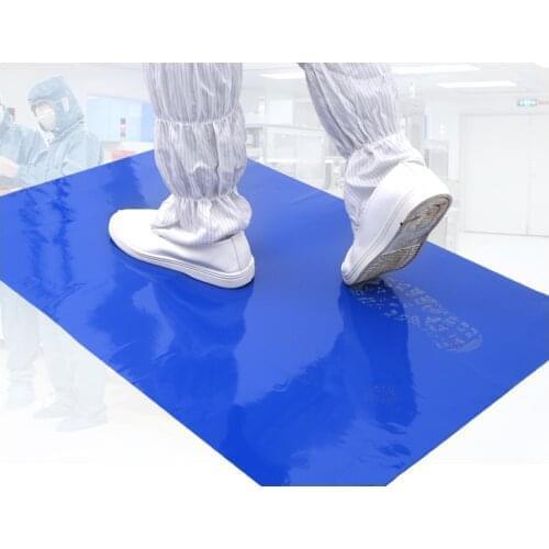 10pcs 300 Sheets laboratory Tacky Sticky Mat 26"*45" laboratory home door clean workshop foot anti-static Dust Cleaner