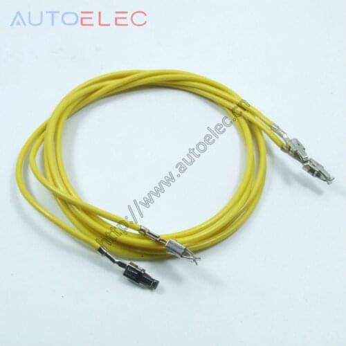 2x wire 000 979 133E 000979133E Junior Power Timer 2.8mm Repair Wire Wiring harness for VW, Audi, Skoda Golf, Passa