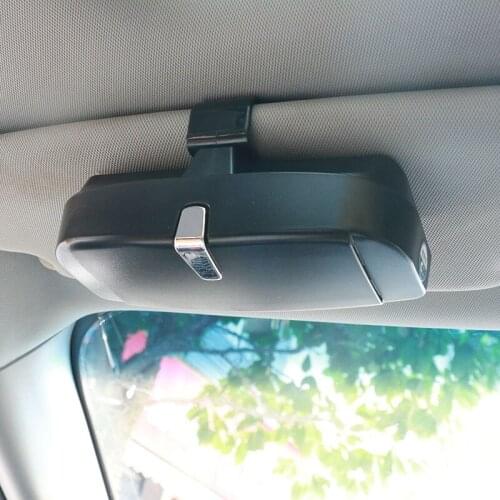 Car Sun Visor Sunglasses Glasses Cases Multifunctional Clip Ticket Card Clamp Accessories for Toyota Camry Corolla RAV4 Yaris