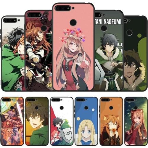 Yuusha no nariagari black Silicone Phone Case For honor 30 20 Pro 8 8X 9 10 20 Lite Mate 10 20 30 Lite Pro cover