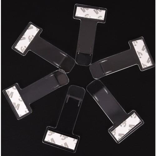 Hot sale 5pcs Car Vehicle Parking Ticket Permit Holder Clip Sticker Windscreen Fastener Stickers Kit Car Accessories