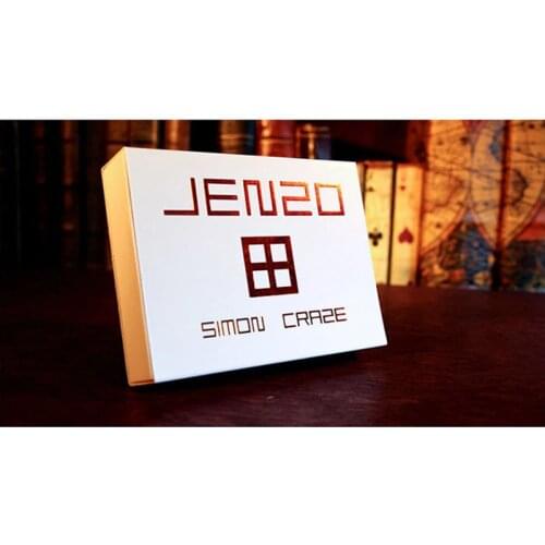 JENZO Black (Gimmicks) by Simon Craze Card Magic and Trick Decks Magic Props Illusions Close up Magic Street Magia Prediction
