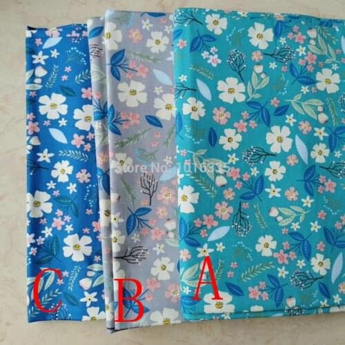 New Arrivals 100% Twill Cotton Fabric Sewing Patchwork Printed Floral Decoration for Bedding Quilting