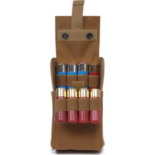 Hunting 12 Gauge 25 Round Ammo Shells Reload Magazine Storage Pouches Bag Bandolier Bullet Holder Tactical Airsoft Kit