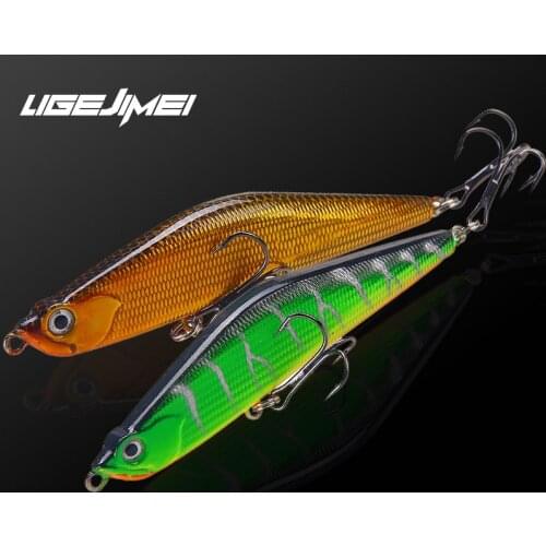 Fishing Lure Saltwater Sinking Minnow Pencil Lure Wobbler 90mm 15g Jigging Stickbait Sea Fishing Bait Esche Artificiali Swimbait