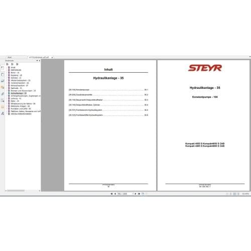 Steyr Agricultural Tractor German Tractor Service Manual 2020 PDF DVD