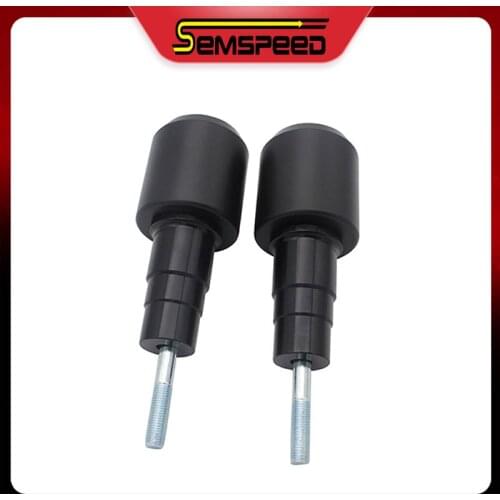 SEMSPEED CNC Motorcycle Falling Protection Frame Sliders Crash Pad Bobbins For Suzuki GSXR 750 1000 SV650 Bandit 1250 Hayabusa