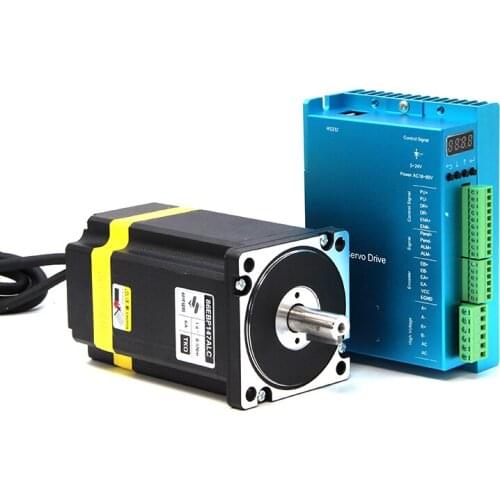 Nema34 closed-loop stepper servo motor + Digital display drive set 8N.m with encoder 1000 line