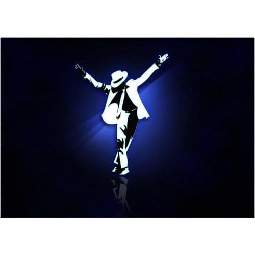 Michael Jackson Silhouette Art Film Print Silk Poster Home Wall Decor 24x36inch