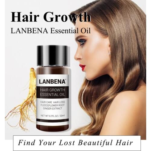 LANBENA Fast Powerful Hair Growth Essence Products Essential Oil Liquid Treatment Preventing Hair Loss Hair Care 30ml