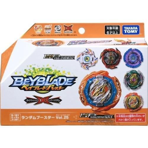 Takara Tomy Beyblade Burst DB B-181 Random Booster Vol.25 (A set of 6pcs)