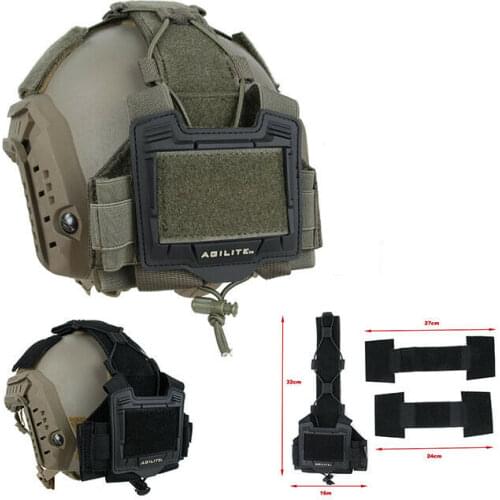 TMC Tactical Helmet High-Capacity Battery Pouch Case Helmet Paste attached Pouch Battery Storage Bag TMC3411-BK/RG