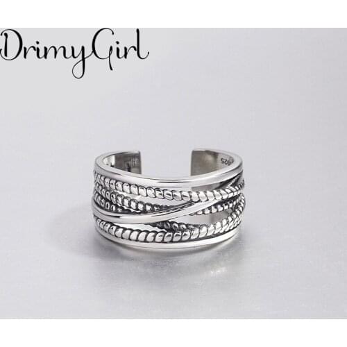 Vintage Chains Rings for Women Bridal Wedding Engagement Fashion Party Jewelry Gifts Wholesale 2021