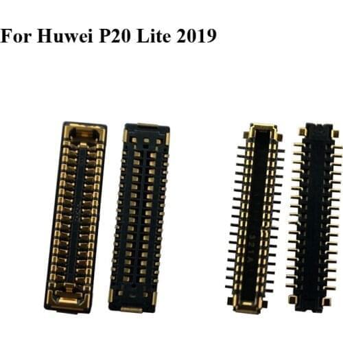2pcs For Huawei P20 Lite 2019 LCD display screen FPC connector For Huawei P 20 Lite 2019 logic on motherboard mainboard