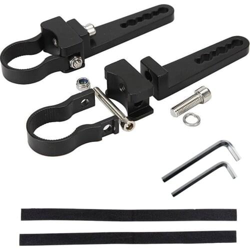 2Pcs Universal Adjustable 1inch 1.25inch 1.5inch 1.75inch Tube Aluminum Bull Roll LED Light Bar Mount Bracket for Work Lamp 4x4