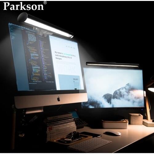 3colors 26cm Screen Hanging Light LED Desk Lamp PC Computer Laptop Table Lamp Office Study Reading Light For LCD Monitor