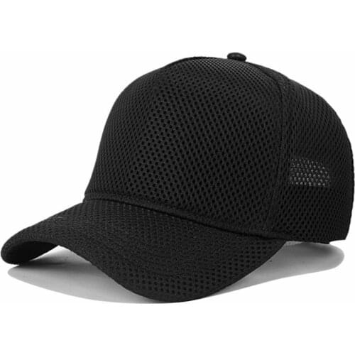 Big Bone Man Oversize Trucker Caps Cool Sun Hats Men Women Plus Size Hollow Out Baseball Caps 55-60cm 60-65cm