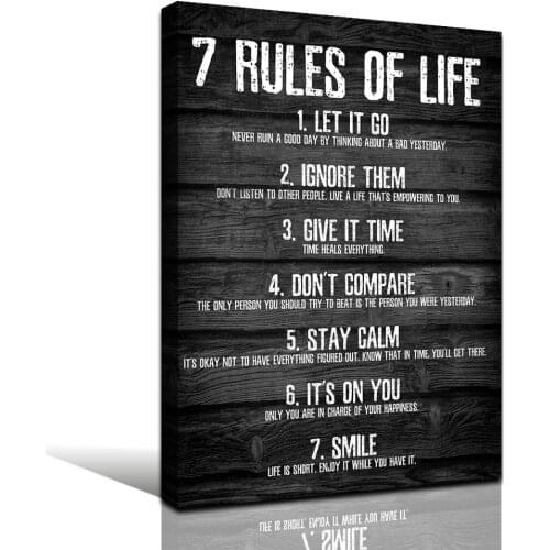 Black And White Motivation Quote Canvas Painting Inspiration Words Posters and Prints Wall Picture for Living Room Home Decor