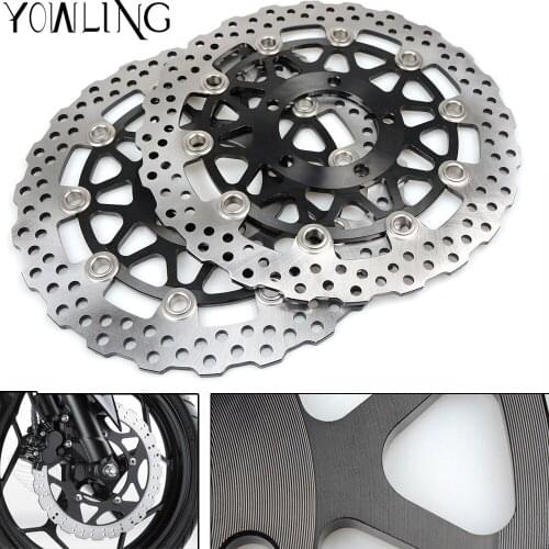 CNC Motorcycle Front Brake Disc Brake Rotors For KAWASAKI NINJA 636 ZX6R Z800 GTR ZZR ZG 1400 ZX10R 2013 2014 2015 2016 2017