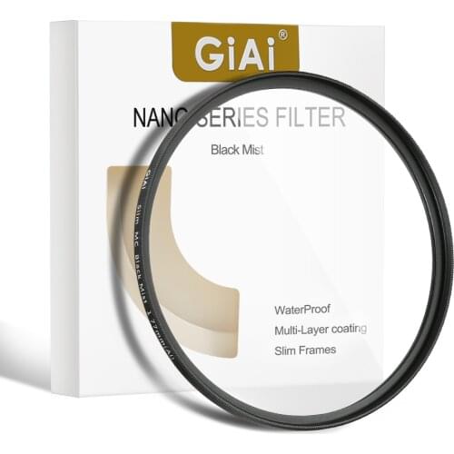 Giai Cinema Grade Camera Lens Pro Black Soft Mist Diffusion Filters 1/8 1/4 1/2 1 Stop 82mm 77mm 72mm 67mm 62mm 58mm 55mm 49mm