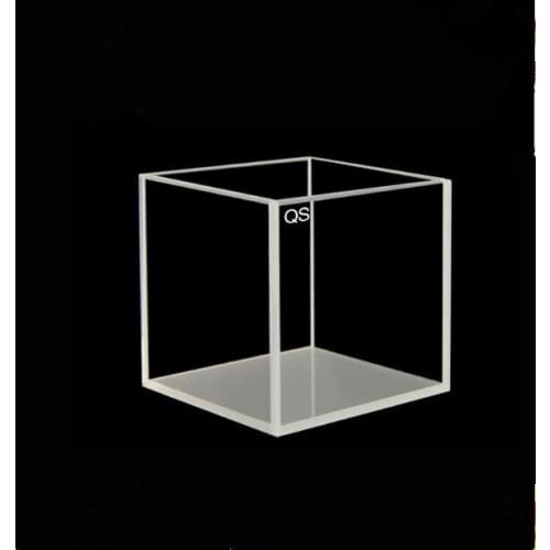 56ml fluorescence Cubic large quartz cuvette 42.5*45*45mm