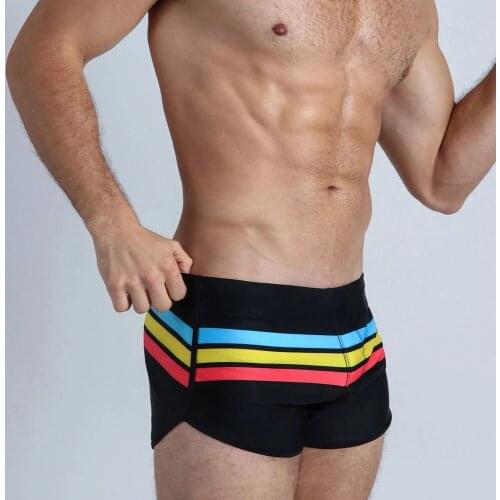 Push-up Padded Hot Sexy Mens Swimsuit Swimwear Male Sexy Swimming trunks Shorts Men Surf Board Beach Pants Surfing Swim