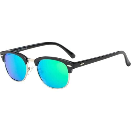 Classic Stainless Steel Metal Rim Fashion Women Men Sunglasses