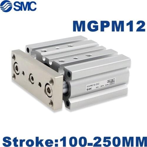 MGPM New SMC MGPM12 MGPM12-100Z MGPM12-125Z MGPM12-150Z MGPM12-175Z MGPM12-200Z MGPM12-250Z Compact Guide Cylinder