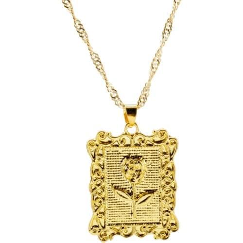 Fashion Squad Rose Flower Necklace For Women Bling Chain Lady Choker Necklace Party Friends Gift