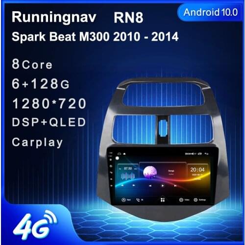 9" 4G LTE Android 10.1 For CHEVROLET Spark Beat 2010 2011 2012 2013 2014 Multimedia Stereo Car DVD Player Navigation GPS Radio