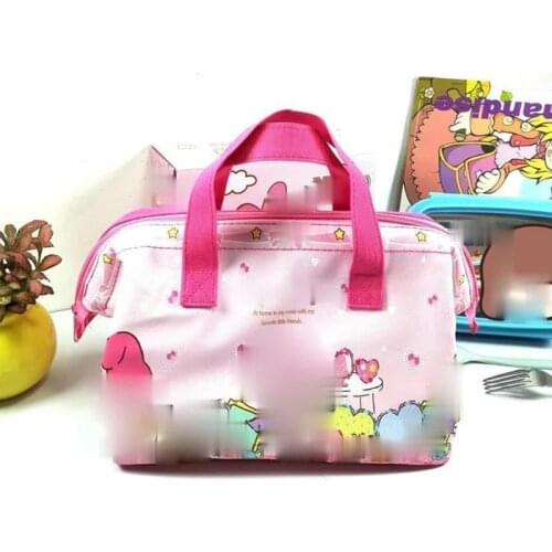 Cartoon My Melody Little Twin Stars Cute Sumikko Gurashi PU Lunch Bag Student Portable Thermal Cooler bag Girl Food Storage Tote