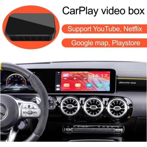 Video AI Box for Mercedes-Benzes Class A/B/C/E/G/S with Built in CarPlay, Supports Mirror Link Multimedia Android System BT WIFI