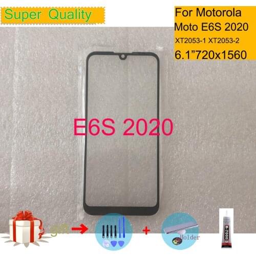 Replacement For Motorola Moto E6s 2020 XT2053-1 XT2053-2 Touch Screen Front Outer Glass Panel Lens E6i XT2053-5 LCD Front