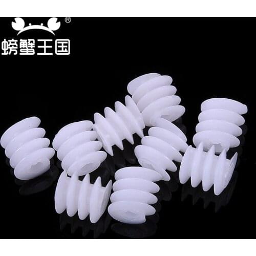 10/100pcs 0.5 Modulus 6x6mm 6x8mm worm gear / plastic gear / reduction gear / worm Turbo / plastic gear