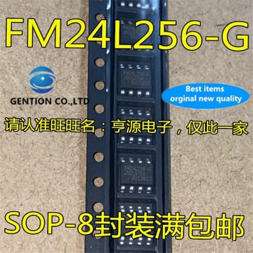 10Pcs FM24L256-G FM24L256-GTR FM24L256 SOP8 Memory chip in stock 100% new and original