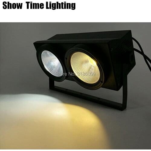 200W White/Warm 2 IN 1 2 Eyes Dj Led Cob Par Light Good Use For D0isco Stage Effect Camera Performance Night Club
