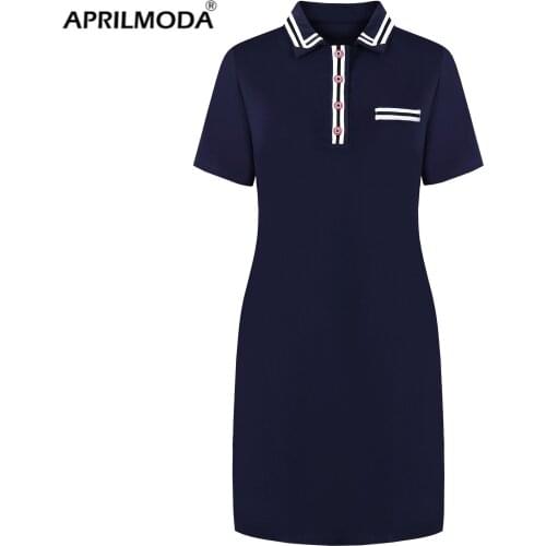 2020 Women Polo Dress Shirt Plus Size 6XL Oversized Above Knee Mini Work Party 5XL Female Vestidos