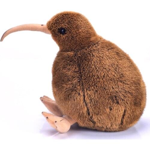 3D Real Life Kiwi Bird New Zealand Plush Stuffed Soft Animal Doll for New year Gift Girl Kids Toy Home Sofa Christmas Cute Prets