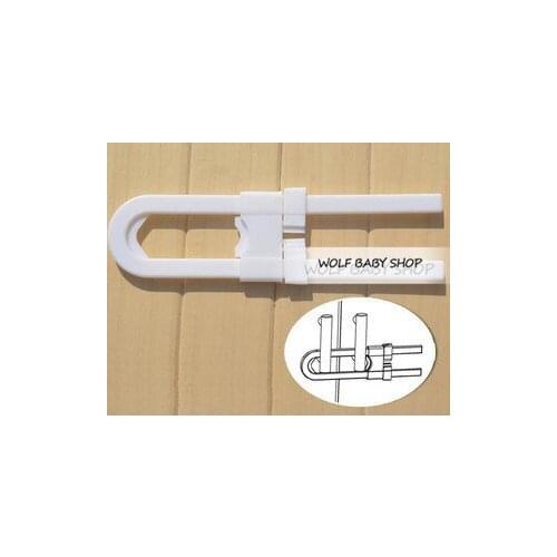 5pcs/lot New U cupboard door lock Baby safety lock Toddler care drawer safety cabinet locks