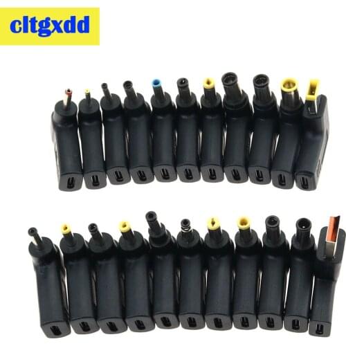 Laptop Power Adapter Connector USB Type C Female to Universal DC Plug Male Jack Converter For Lenovo / HP / Dell / Samsung / Asu