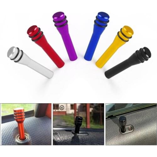 Car Chrome Modified Sticker Door Bolt Lock Pin Auto Door Bolt for Mercedes Benz C W205 GLC GLE E W213 CLA GLA A Class